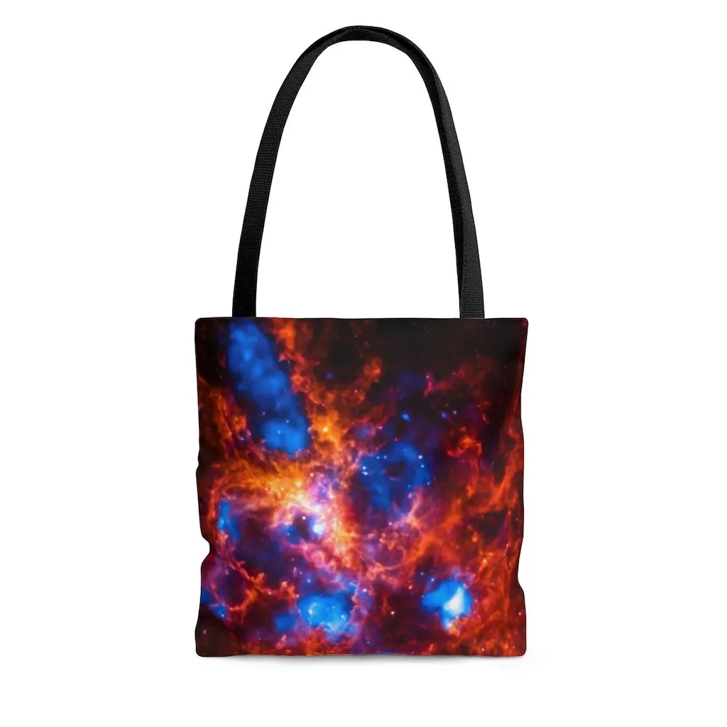 Premium Polyester Tote Bag - Galaxy Image #102 Nebula | Small, Medium, or Large Tote Bag, Gift for Her, Graphic Tote Bag, Aesthetic Tote
