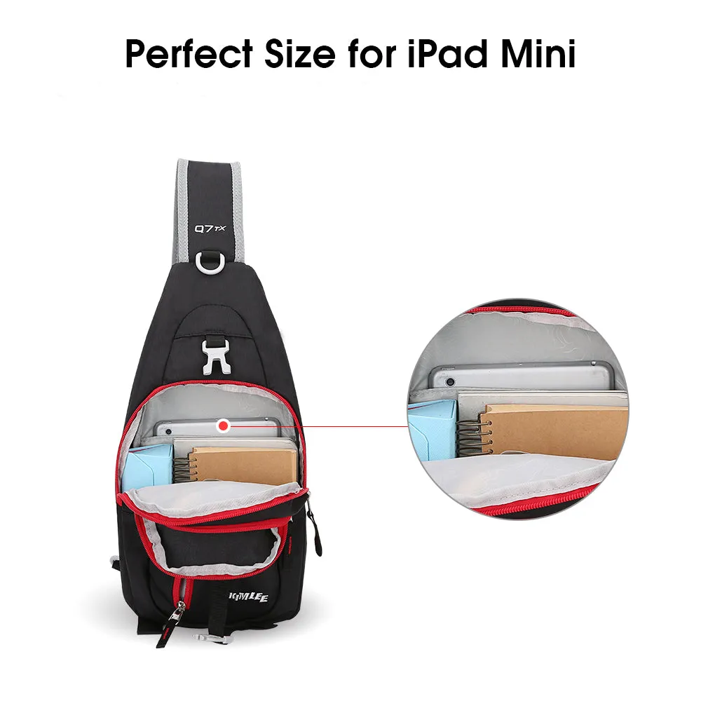 Sidiou Group Outdoor Sport Bag Crossbody Pack Chest Shoulder Sling Backpack Lightweight Pouch