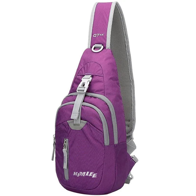 Sidiou Group Outdoor Sport Bag Crossbody Pack Chest Shoulder Sling Backpack Lightweight Pouch