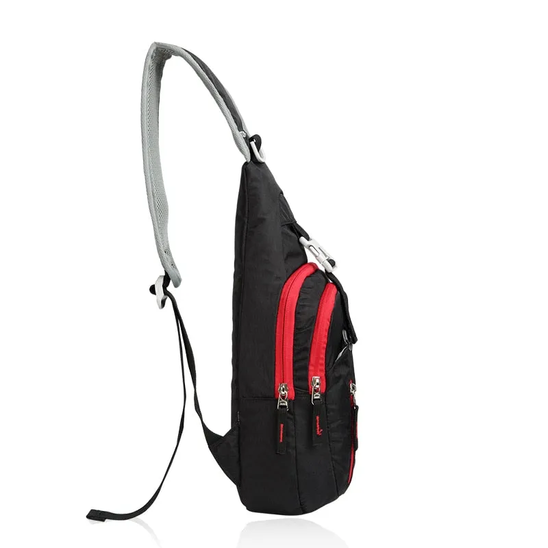 Sidiou Group Outdoor Sport Bag Crossbody Pack Chest Shoulder Sling Backpack Lightweight Pouch