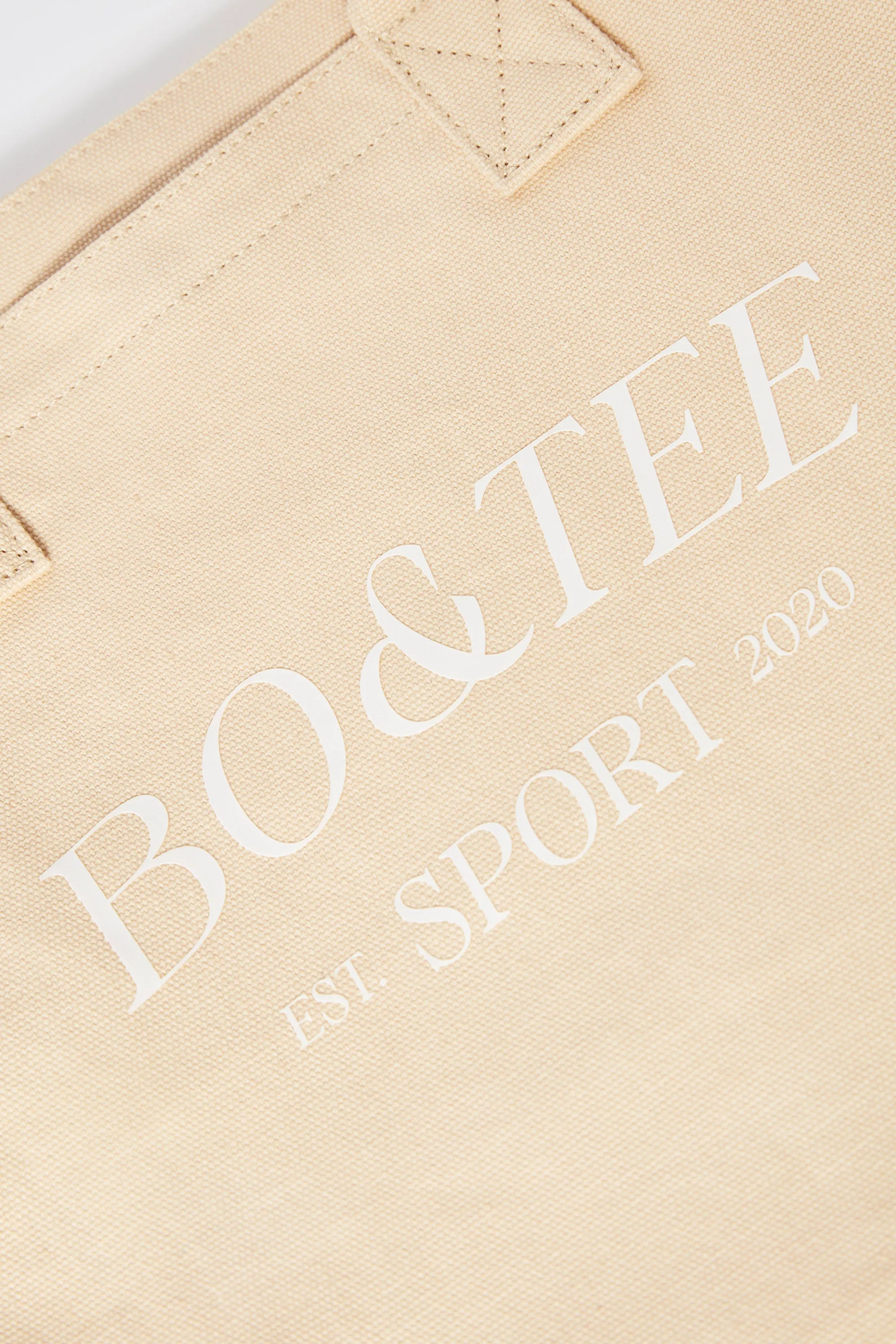 Small Canvas Tote Bag in Beige