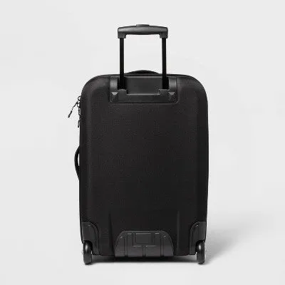 Softside Carry On Suitcase Black - Embark