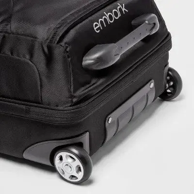 Softside Carry On Suitcase Black - Embark