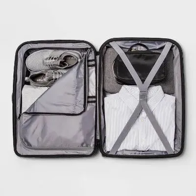 Softside Carry On Suitcase Black - Embark