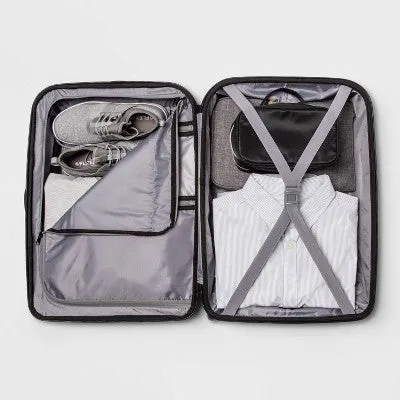 Softside Carry On Suitcase Black - Embark