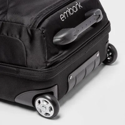 Softside Carry On Suitcase Black - Embark