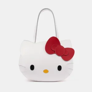 The Hello Kitty Face Tote - Brilliant White