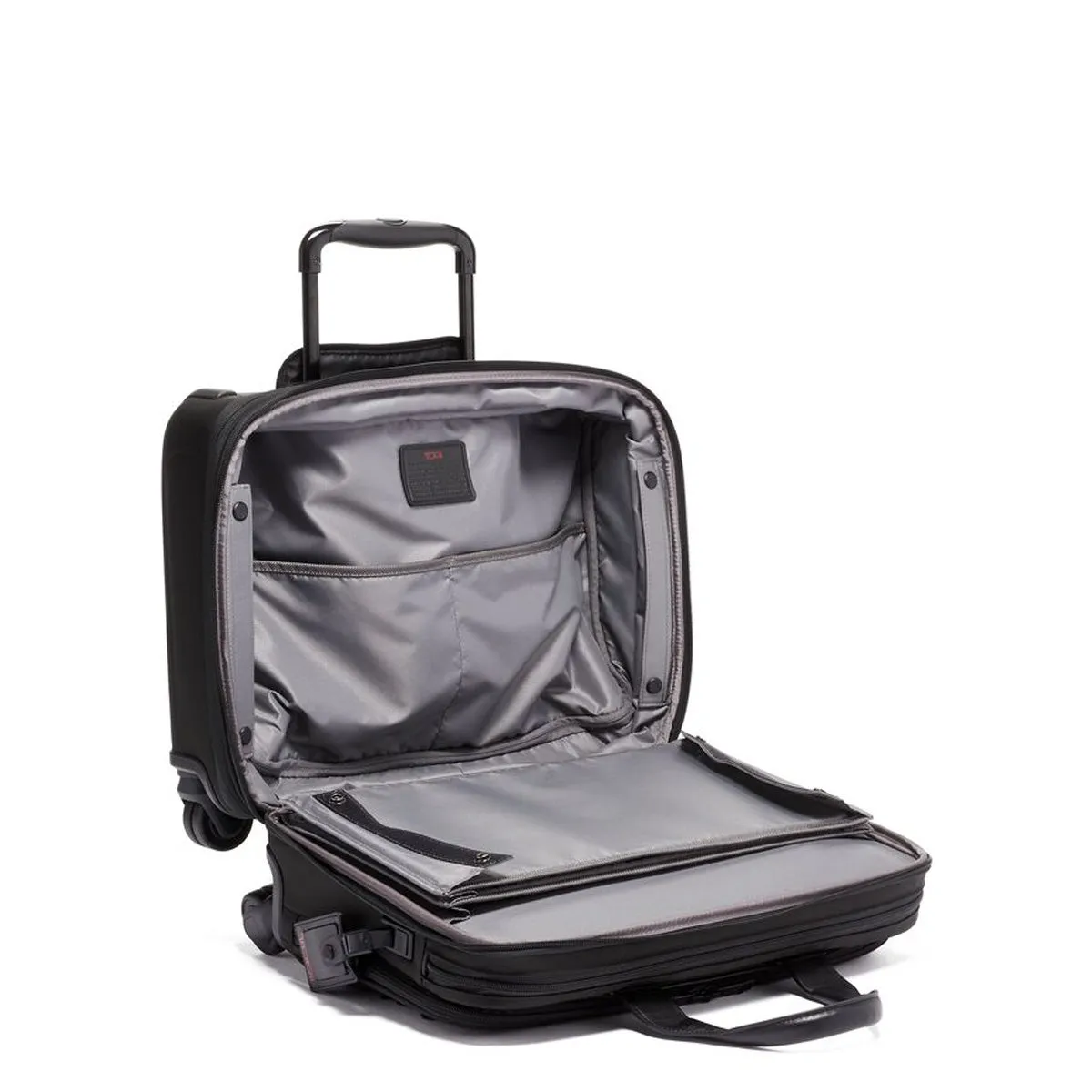 Tumi Alpha Deluxe Wheeled Brief - Black