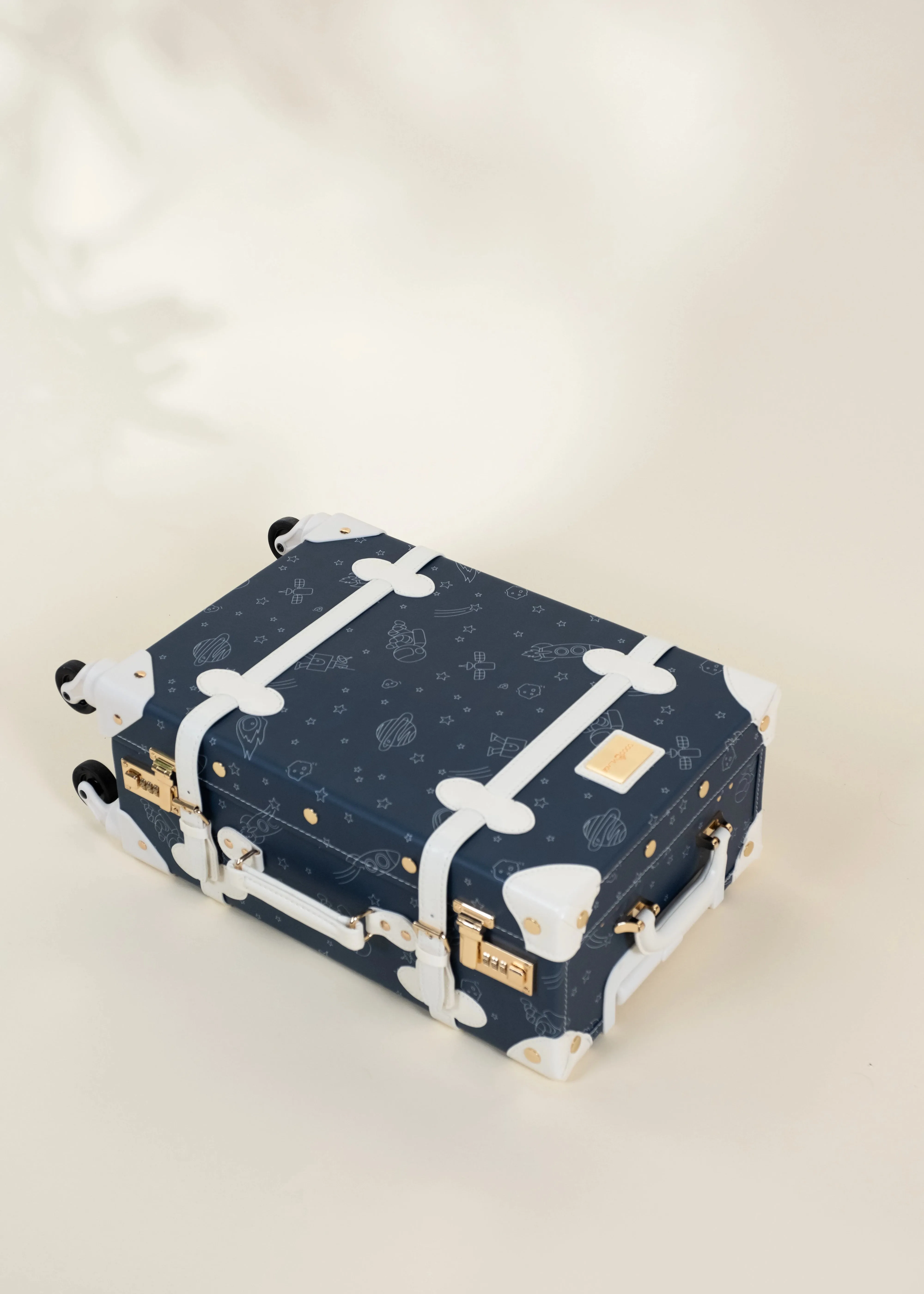 Vegan Leather Carry-On Suitcase - Space