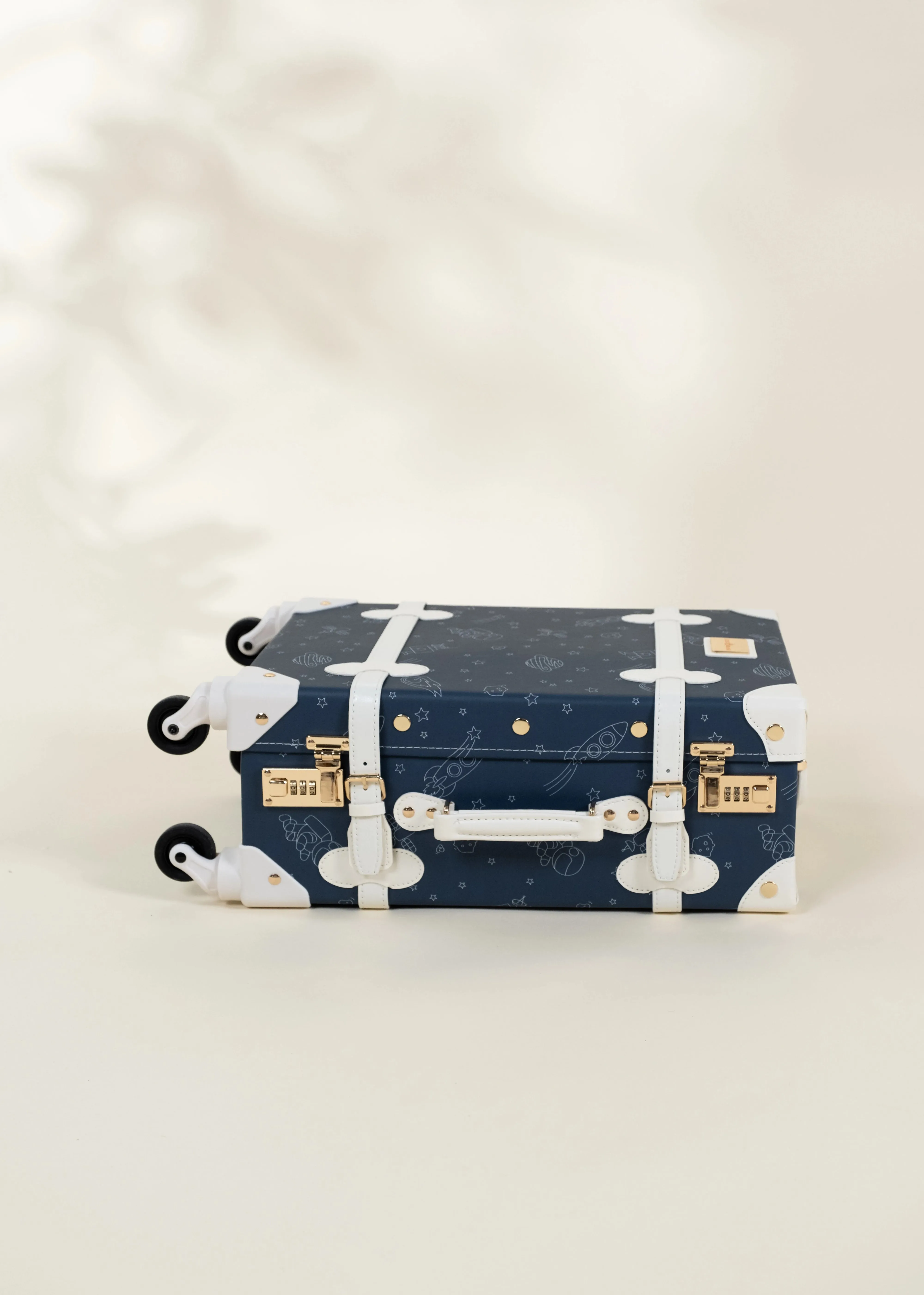Vegan Leather Carry-On Suitcase - Space